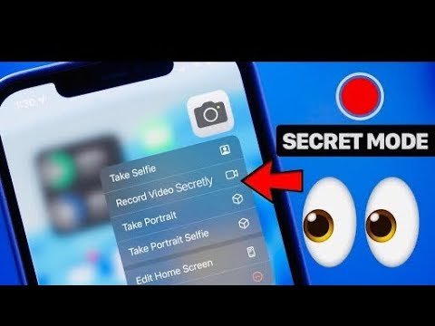 How To Secretly Record Video On iPhone iOS 14 In 2023